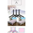 thumbnail image 4 of Triangle Bed Mattress Sheet Clips, mattress sheet grippers, Bed Sheet Fasteners, Elastic Holder Straps, Heavy Duty for Fitted Bed Sheets Mattress Pad Covers Sofa Cushion, 4 Pack, 4 of 7