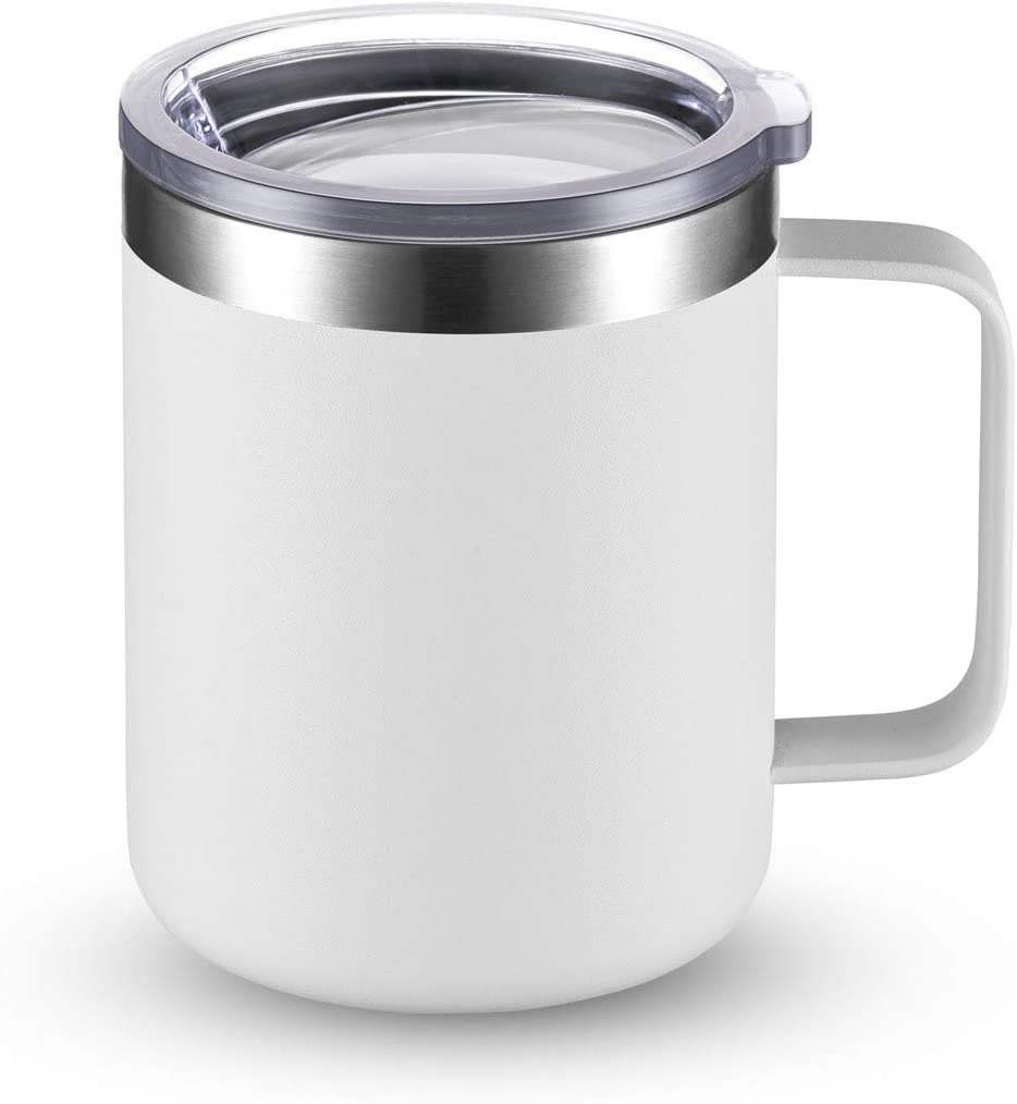 Hot Selling14/12 Oz Travel Coffee Mug with Large Handle Stainless