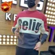 thumbnail image 3 of Suéteres para hombre Tendencias de moda 2024 Sudaderas coreanas de otoño 100℅ Algodón Camisetas casuales normales Camiseta de primavera XXL con citas para hombres, 3 of 5