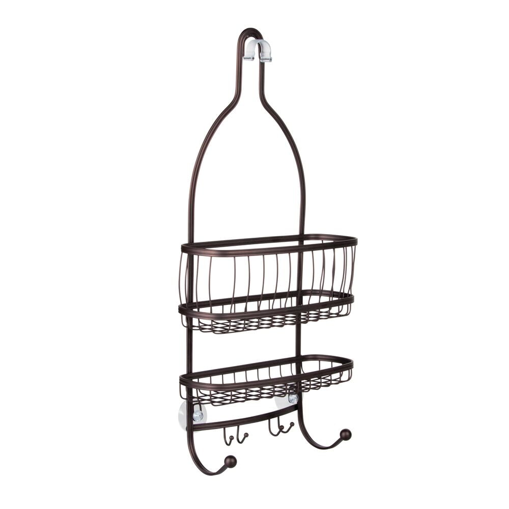 iDesign York Lyra Shower Caddy, Bronze