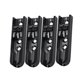 thumbnail image 1 of Puente de guitarra Diseño único Pieza de repuesto resistente Puentes individuales convenientes Sillines Profesionales Adultos Principiantes Accesorios para instrumentos musicales Negro 4 piezas/juego Eigraketly OD026677-01, 1 of 6