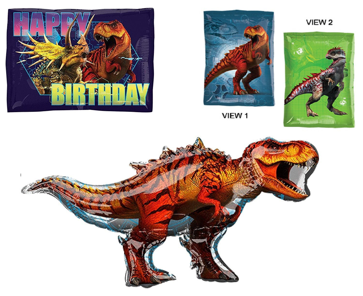 Includes Bir Details about   Jurassic World Fallen Kingdom Dinosaur Party Supplies Pack For 16 