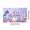 2A, variant on Decorative Design Banner Colorful Shell Theme Underwater Castle Design for Children's Party Kids Celebration Mermaid Event