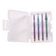 thumbnail image 2 of 4 paquetes de acero de tungsteno removedor de gel Nail Set Manicure Grinding Head Bit -5 Yuyangstore Bit profesional para uñas, 2 of 8
