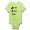 Kiwi, variant on CafePress - Crawl Walk Ski Body Suit - Baby Light Bodysuit, Size Newborn - 24 Months