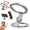 Sliver, variant on Magnetic Phone Stand Fidget Spinner, Dual-Sided Magnetic Mount with Smooth Rotation for Stress Relief, Deep Grey, Desk