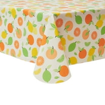 Mainstays Summer Fun Tablecloth, Indoor & Outdoor Table Decoration 60" x 84" - Citrus Fruit