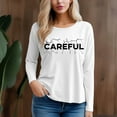 thumbnail image 2 of Women's 300g 100% Cotton Crackle Graphic Design Long Sleeve T-Shirt, 2 of 12