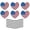 A2-Style 2, variant on American Flag Magnet for Car – Reflective Patriotic USA Flag Magnetic for Truck Auto – Waterproof Vehicle Decoration (Style 1)