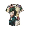 thumbnail image 5 of Anime Mha My Hero Academia Women's T Shirts Round Neck Short-Sleeve Soft T-Shirt Summer Casual Tee Tops 3D Printing Tee Shirt, 5 of 6