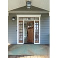 thumbnail image 4 of Couristan 24293134510092T 5 ft. 10 in. x 9 ft. 2 in. Monaco Tropical Palms Rug, Aqua, 4 of 4