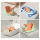 thumbnail image 3 of Asiento de bañera para bebé, silla de baño antideslizante para bebés mayores de 6 meses, color verde Verde Naranja Tipo 02, 3 of 9
