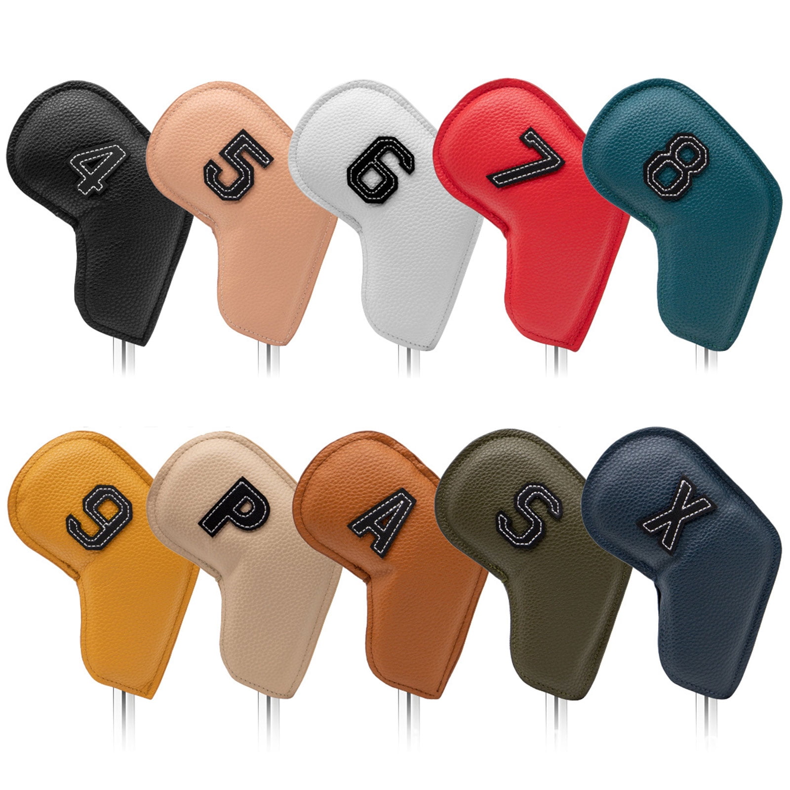 Waterproof Golf Putter Covers, Golf Iron for Head Covers PU Leather