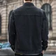 thumbnail image 4 of Chaqueta vaquera para hombre, abrigo vaquero holgado con botones, de lujo, a precio económico, ropa elegante Y2k de bajo coste, ropa de hombre lavada a bordo, 4 of 4