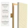 thumbnail image 4 of Red Lantern 6 ft. Tall Woven Fiber Folding Screen - Cream - 4 Panel, 4 of 6