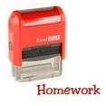 thumbnail image 2 of Make-Up Work Complete Rubber Stamp - Teacher Self Inking Medium Red Ink 2 of 14