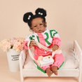 thumbnail image 2 of Muñeca Reborn Rebornova, negra, afroamericana, 51 cm, 2 of 5