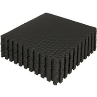 Exercise Mats Product Image Best Choice Products 24 Piece 2x2ft Interlocking Puzzle Exercise Mat With Eva High Density Foam