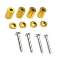 thumbnail image 4 of relayinert Alloy Hood Vent Spacer Riser Kits All Motor Swap Engine Golden For Golden, 4 of 6