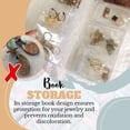 thumbnail image 3 of Libro De Almacenamiento De Joyas Transparente, Práctico Organizador De Libros De Almacenamiento De Joyas, Exhibición De Collares, Exquisito Para Pulseras, 3 of 7