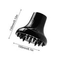 thumbnail image 3 of LEFTHIGH Home Hair Diffuser Hair Dryer Diffuser Attachment Adjustable Hair Diffuser Attachment for Hair Dryers Hair Dryer Diffuser for Curly or Wavy Hair Styling Christmas, 3 of 7