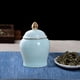 thumbnail image 2 of Tarro de cerámica para almacenamiento, botes de cocina, botes de té, recipientes sellados para almacenamiento. Azul, 2 of 9
