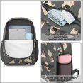 thumbnail image 4 of Pug Gray Pattern 17" School Backpacks for Teens,Waterproof Oxford Fabric,S-Shape Padded Straps for School,Travel,Hiking,Camping, 4 of 6