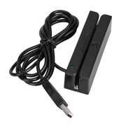 Reader, USB Credit Card Reader, Encoder Reader 3 Tracks MSR90 Plug And Play Device For Loyalty Banking Door Entry Systems