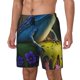 thumbnail image 1 of Fotbe Cute Blue Frog Traje de Baño para Hombre – Shorts de Natación de Secado Rápido con Forro y Bolsillos-3X-Large, 1 of 6