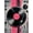 Pink Black, Pattern 13, variant on ODIKA 8'x10' Washable Area Rug Record Vintage Vinyl Music Retro Dj Turntable Border Player Cassette for Living Room, Under Sectional, Family , Durable, Non-Slip