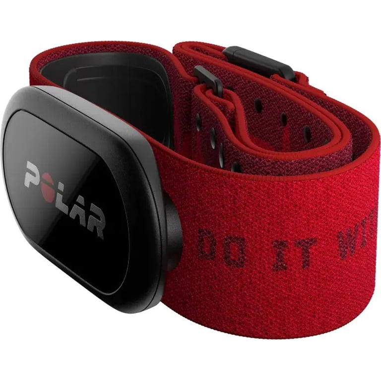 Polar H10 ANT+ Bluetooth Heart Rate Monitor Chest Strap, M-XXL Red