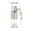 White, variant on Qjidjing Glass Drink Jug, Milk Tea Pitcher, High Temp Resistant Multipurpose Clear Glass Build, for Household Beer Serving, Kitchen Milk Tea Prep, Daily Cold Drink Making