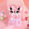 thumbnail image 1 of Cute Cat Plush Notebook For Girls Pendant Keychain Furry Cats Notebook Daily Planner Journal Book Note Pad Stationery, 1 of 5