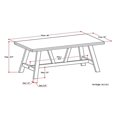 thumbnail image 5 of Simpli Home Table Basse Dylan en Bois Flotté, 5 of 5