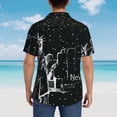 thumbnail image 4 of Balery New York City1 Camisas hawaianas de manga corta para hombre, camisas playeras de corte holgado, camisas de vacaciones con botones,Large, 4 of 7