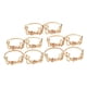 thumbnail image 4 of 10 anillos de servilleta de metal con hebillas para decoración de banquetes y aniversarios. KC Aureato, 4 of 9
