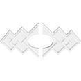thumbnail image 2 of 22"W x 14 5/8"H x 6"ID x 6 3/4"C x 1"P Zoe Architectural Grade PVC Contemporary Ceiling Medallion, Two Piece, 2 of 11