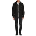 thumbnail image 2 of No Boundaries Men's and Big Men's Button-up Faux Sherpa Jacket, Sizes XS-3XL, 2 of 5