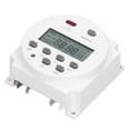 thumbnail image 1 of Programmable Timers, Plug In Wiring Electronic Timer LCD Display Multifunctional  For Lighting System For Home Appliances AC220-240V, 1 of 8