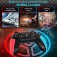 thumbnail image 5 of FrostHike Manette pour Switch, Manette Sans Fil Pro Compatible avec N-Switch/Switch Lite/Switch OLED, Manette Télécommandée pour Switch avec Joystick, Capteur Gyroscopique 6 Axes, Turbo, Vibration, Capture d'Écran, 5 of 5