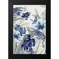 thumbnail image 2 of Black, Alex 13x18 Black Modern Framed Museum Art Print Titled - Blue Tropical Forest II, 2 of 5