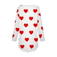 thumbnail image 4 of Aofany Womens Plus Size Tops, Women Valentine's Day Print Long Sleeve T-shirt Novelty Graphic Tops, 4 of 4