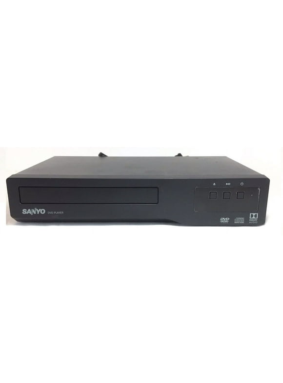 Sanyo FWDP105F (USED) DVD Player. Comes with Remote, Manual, and A/V Cables.