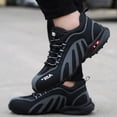 thumbnail image 5 of Tanleewa Steel Toe Work Shoes for Men Nonslip Safety Anti-Smashing Shoe Size Men5/Women7, 5 of 8