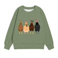 thumbnail image 5 of Utoimkio Toddler Boy Girls Christmas Crewneck Sweatshirts Long Sleeve Shirts Cute Print Pullover Sweatshirts Tee Tops Little Boy Girls Fall Winter Clothes for Kids, 5 of 5