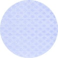 thumbnail image 1 of Ahgly Company Indoor Round Solid Blue Modern Area Rugs, 5' Round, 1 of 4