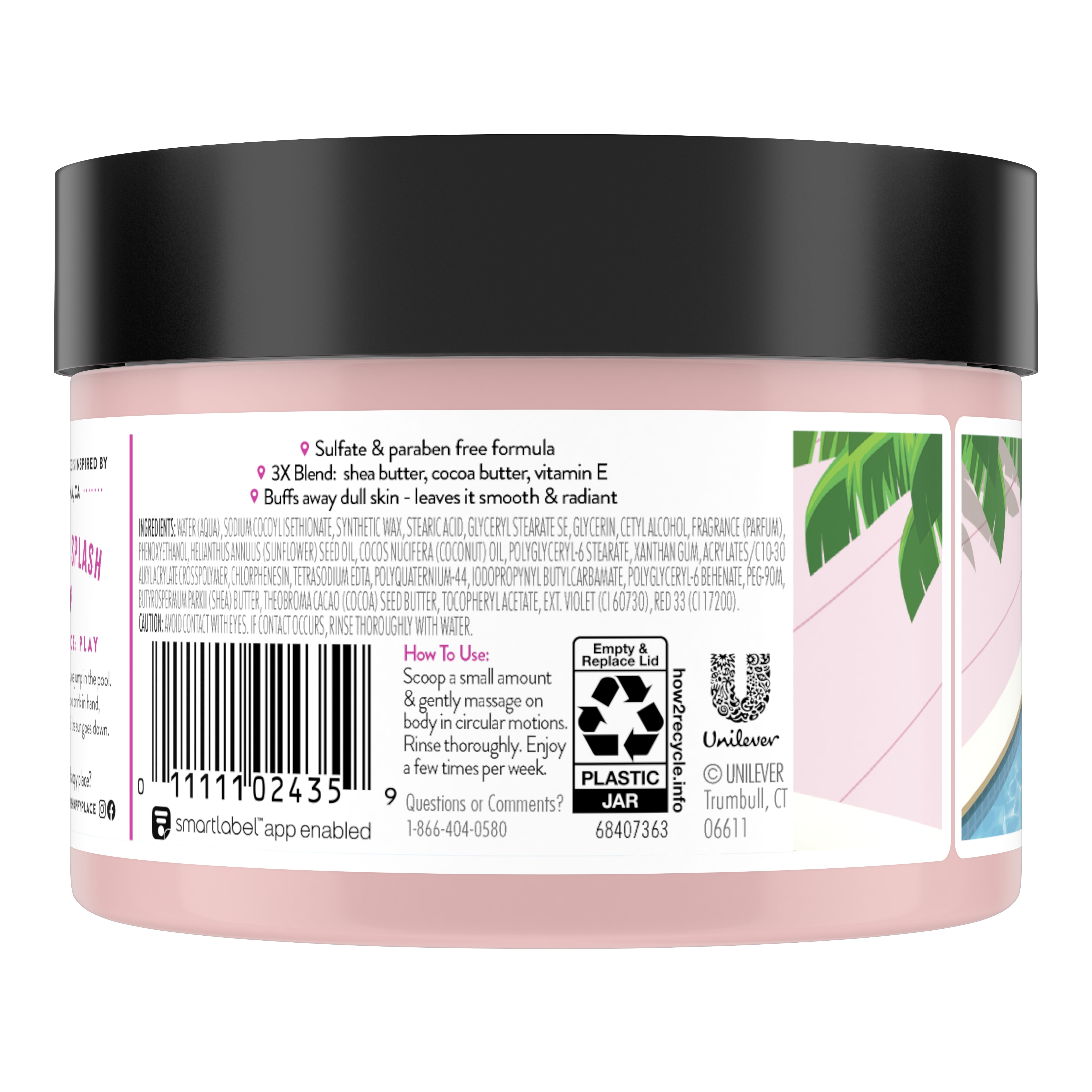 Find Your Happy Place Whipped Body Scrub Summertime Sprinklers 10 oz