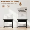 thumbnail image 5 of MIXISAV 2-Tier Printer Stand with Storage Drawer | Under Desk Rolling Cart for Home Office | Industrial Locking Wheels | Fits Fax Machine, 3D Printer, Scanner & Office Supplies, 5 of 10