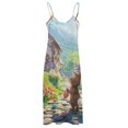 thumbnail image 5 of Easter Bunnies Rabbits Design Sleeveless Dress Woman Fashion Long Dresses Women's Summer Suit Dress 2025, 5 of 7