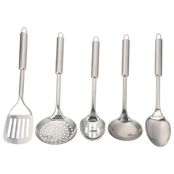 Kitchen Set Baby Cooking Utensils Metal Stainless Steel Accessories